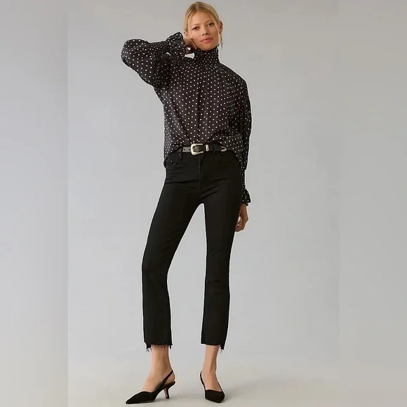 MOTHER The Insider Crop Step Fray Jeans in Not Guilty Size 29 - Picture 13 of 15